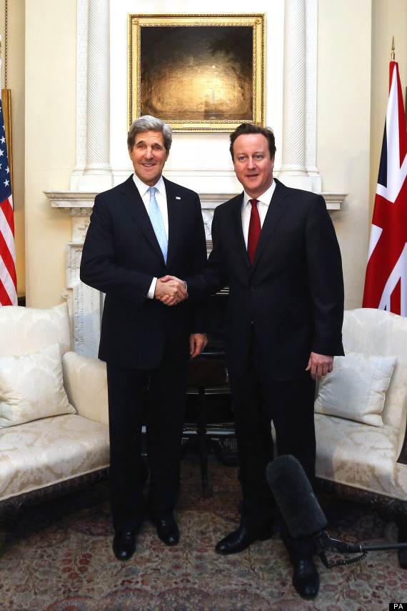 david cameron and john kerry