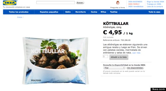 ikea albóndigas