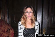 Sensory Overload? SJP Does Spots, Checks And Bright Pink Heels