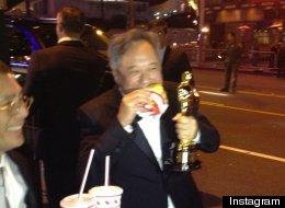 LOOK: Ang Lee Chows Down On In-N-Out To Celebrate Oscars Win