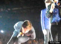 WATCH: Fan Hits Harry Where It Hurts