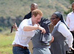 Prince Harry Gets Jiggy With Nuns In Africa Visit