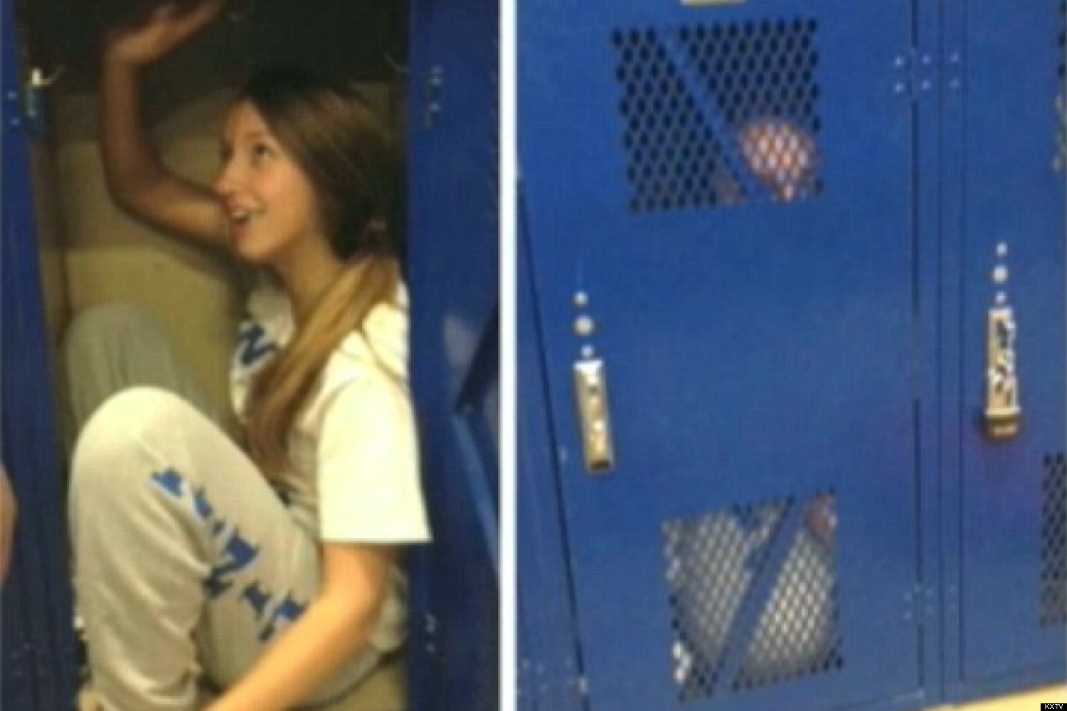 Student Jams Herself Into Locker To Catch A Surprising Thief In The Act