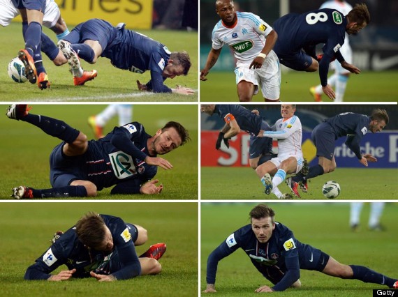 david beckham tackles