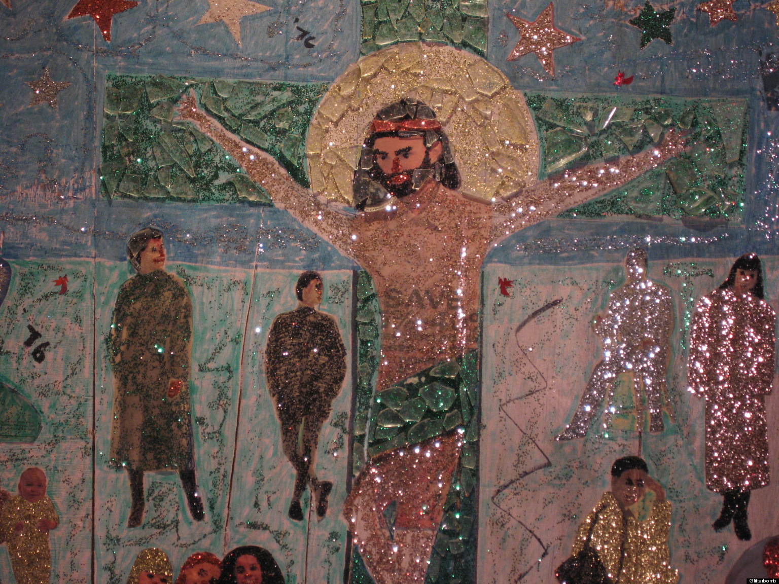 Glitter Art Outsider Artists And Sparkle Fanatics Converge In