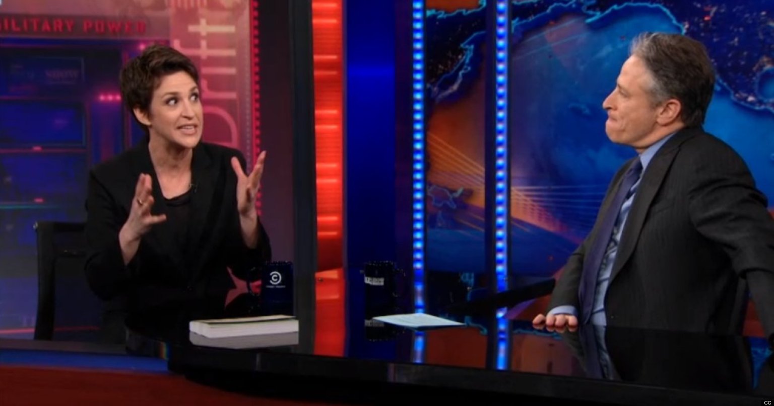 Rachel Maddow on the Daily Show last night.