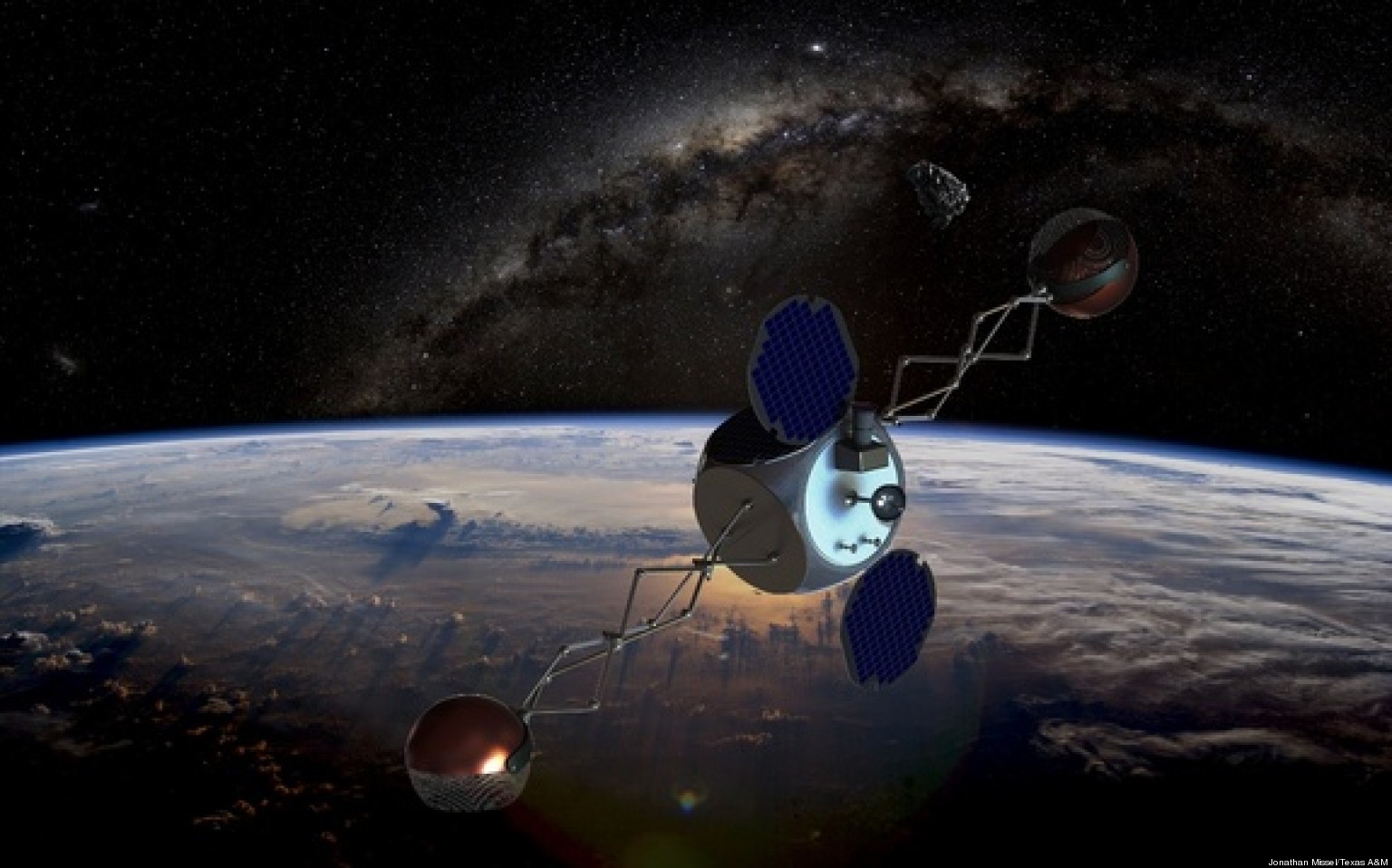 'SlingSat' Space Junk System Promises LowCost Removal Of Orbital