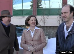 WATCH: Alberta Premier Loves Amazing Race Hopefuls