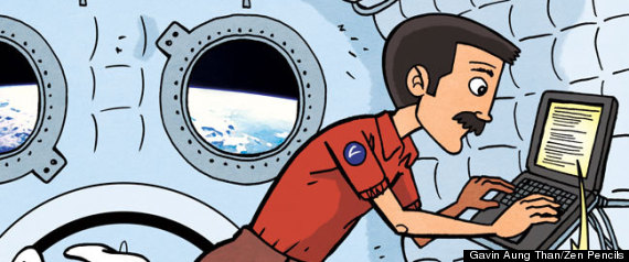 Chris Hadfield Zen Pencils