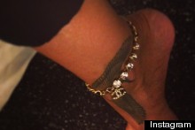 Rihanna Flaunts A Vintage Chanel Anklet - Best Late Birthday Gift Ever? 