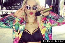 Rita Ora's Totally Tropical Stage Style, Courtesy Of Henry Holland