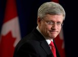 Harper Protest Sign