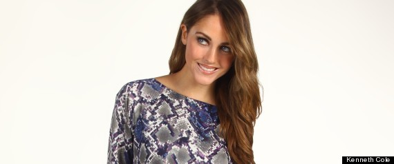 Pixelated Print Dress