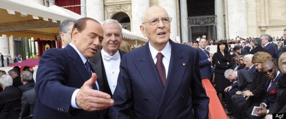Berlusconi Napolitano