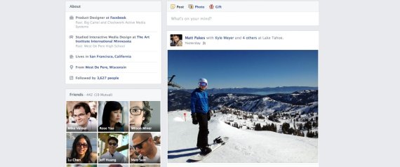 Nouvelle Timeline Facebook