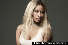 Nicki Minaj Gets A Make-Under For Elle Magazine Shoot