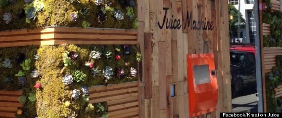 Kreation Juice ATM Beverly Hills Juicery Offers 24Hour Juice From A