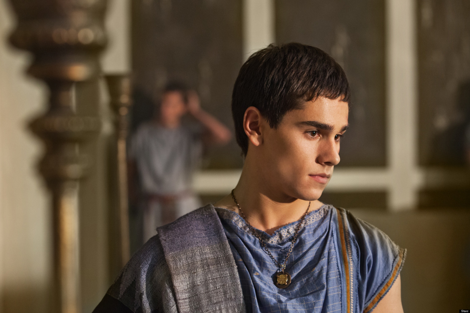Spartacus Talking Tiberius With Christian Antidormi In Spartacus Talking Tiberius With Christian Antidormi In