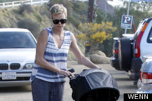 Charlize Theron Plays It Casual For Day Out With Son