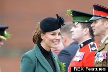 Green Dream: Duchess Kate Wows At St Patrick's Day Parade (But Gets Heel Stuck In A Drain)