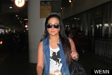 Tulisa Continues Her Obsession With Midriff-Baring Crop Tops