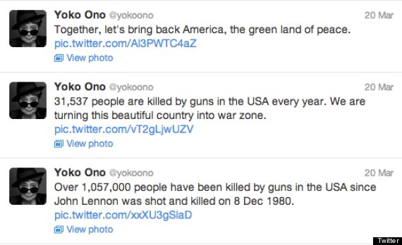 yoko ono twitter