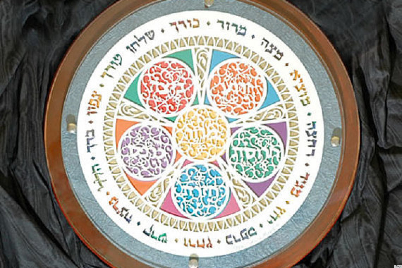 10 Handmade Passover Seder Plates By Our Favorite Etsy Sellers (PHOTOS