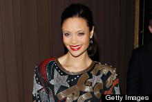 Thandie Newton Launches New TV Show In Star Print Dress