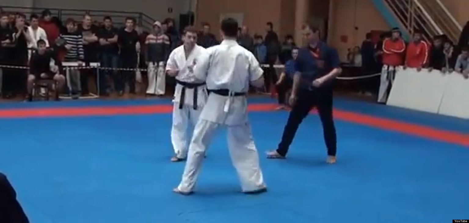 'Epic Karate Knockout' Teen Takes Down Opponent With Incredible Kick