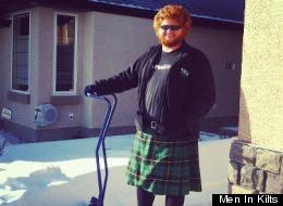 These Men In Kilts Slightly Underdressed For The Storm