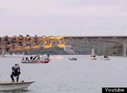 WOW: Electrifying Bridge Demolition In Super Slow-Mo
