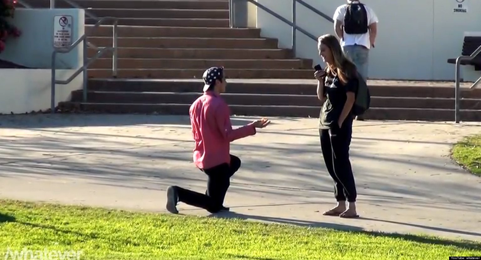 Proposing To Random Girls On A College Campus Video Huffpost 3931