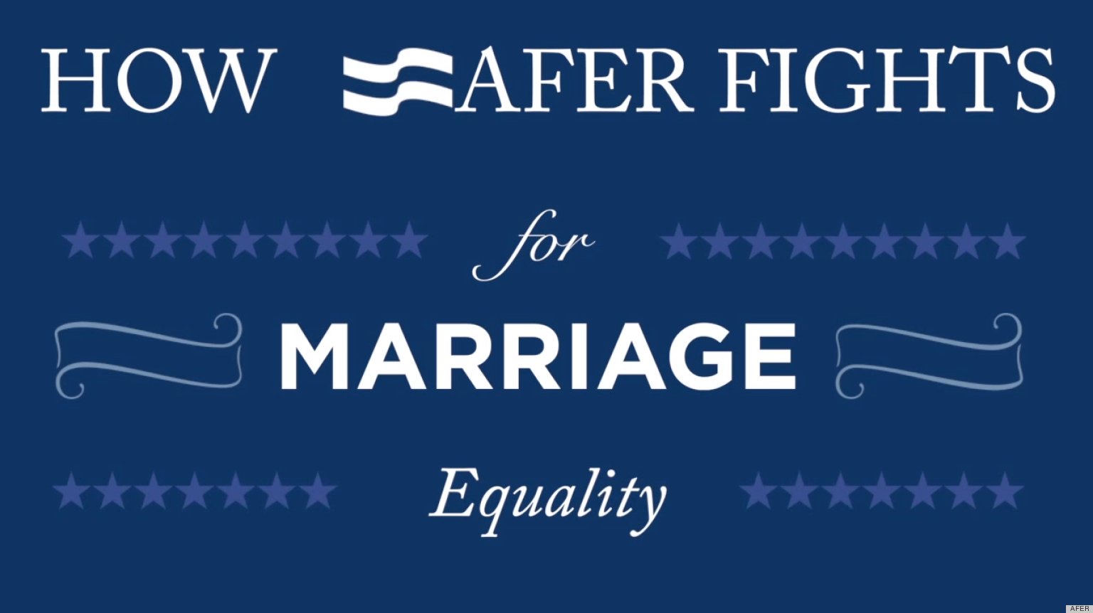 WATCH: How AFER Fights For Marriage Equality