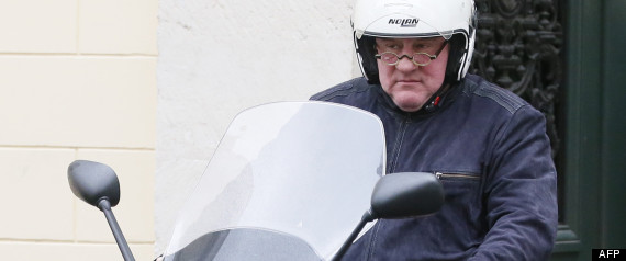 GERARD DEPARDIEU SCOOTER