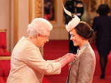 Victoria Pendleton Receives CBE From The Queen...