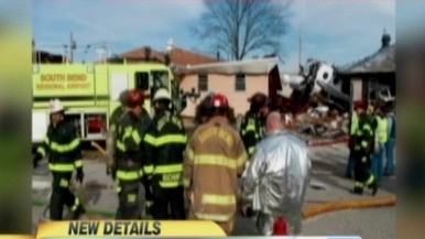 Scene of plane crash