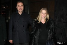 Lara Stone Wraps Up For Dinner Date With David Walliams