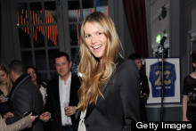 Rock Chick: Elle Macpherson Parties In Studded Leather