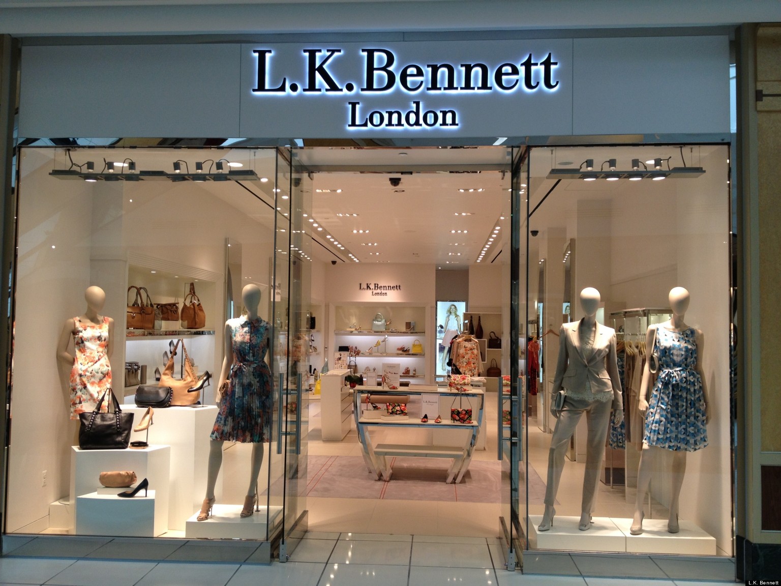 L.K. Bennett Somerset Collection Store Brings Upscale London Style To