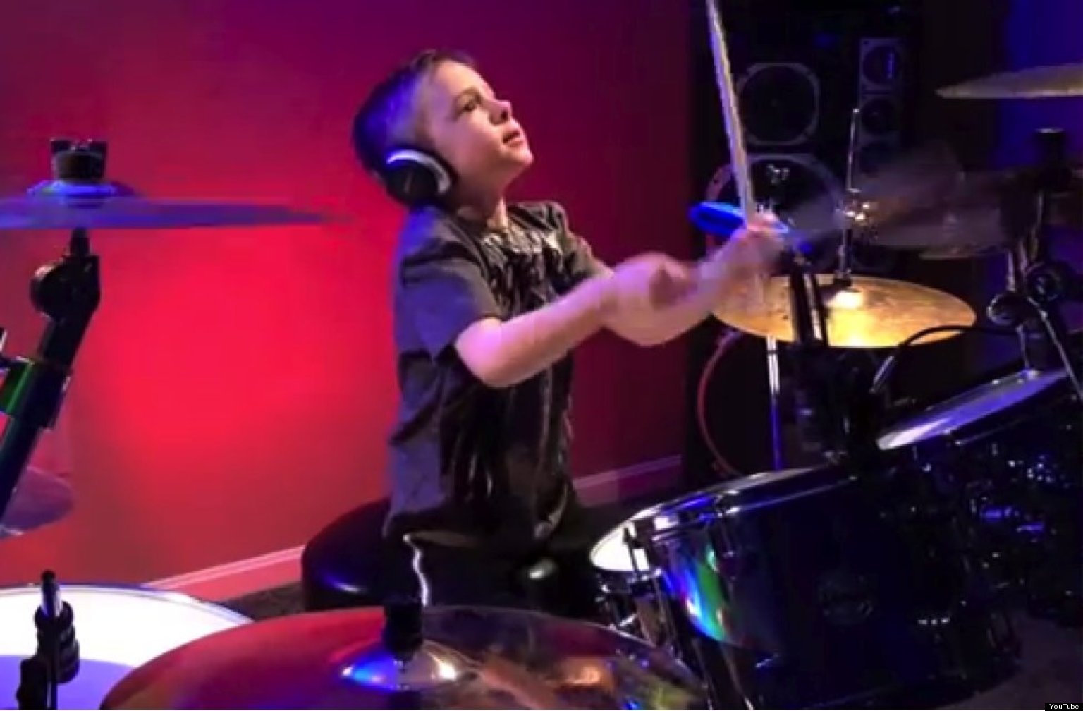 Avery Molek, 6YearOld Drumming Prodigy, Performs 'Hot For Teacher