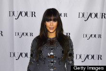 Today's Kim K Maternity Style: A Bejewelled Bodycon