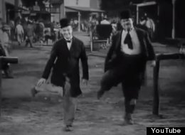WATCH: Laurel And Hardy Dance To The Rolling Stones