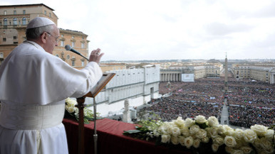 Pope on Easter