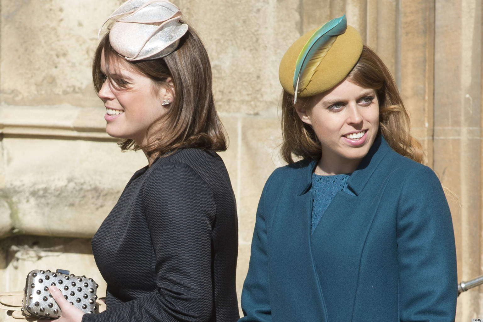 Princess Beatrice Princess Eugenie Look Lovely For Easter At Windsor Castle Photos