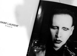 Marilyn Manson égérie pour Saint Laurent (PHOTO)