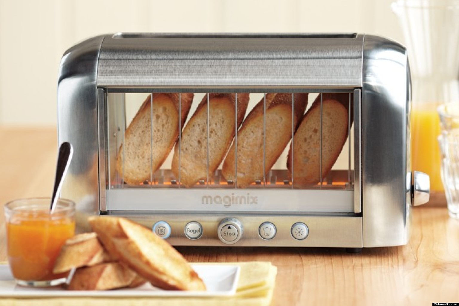 SeeThrough Toaster The Magimix by RobotCoupe Vision Toaster Is Here