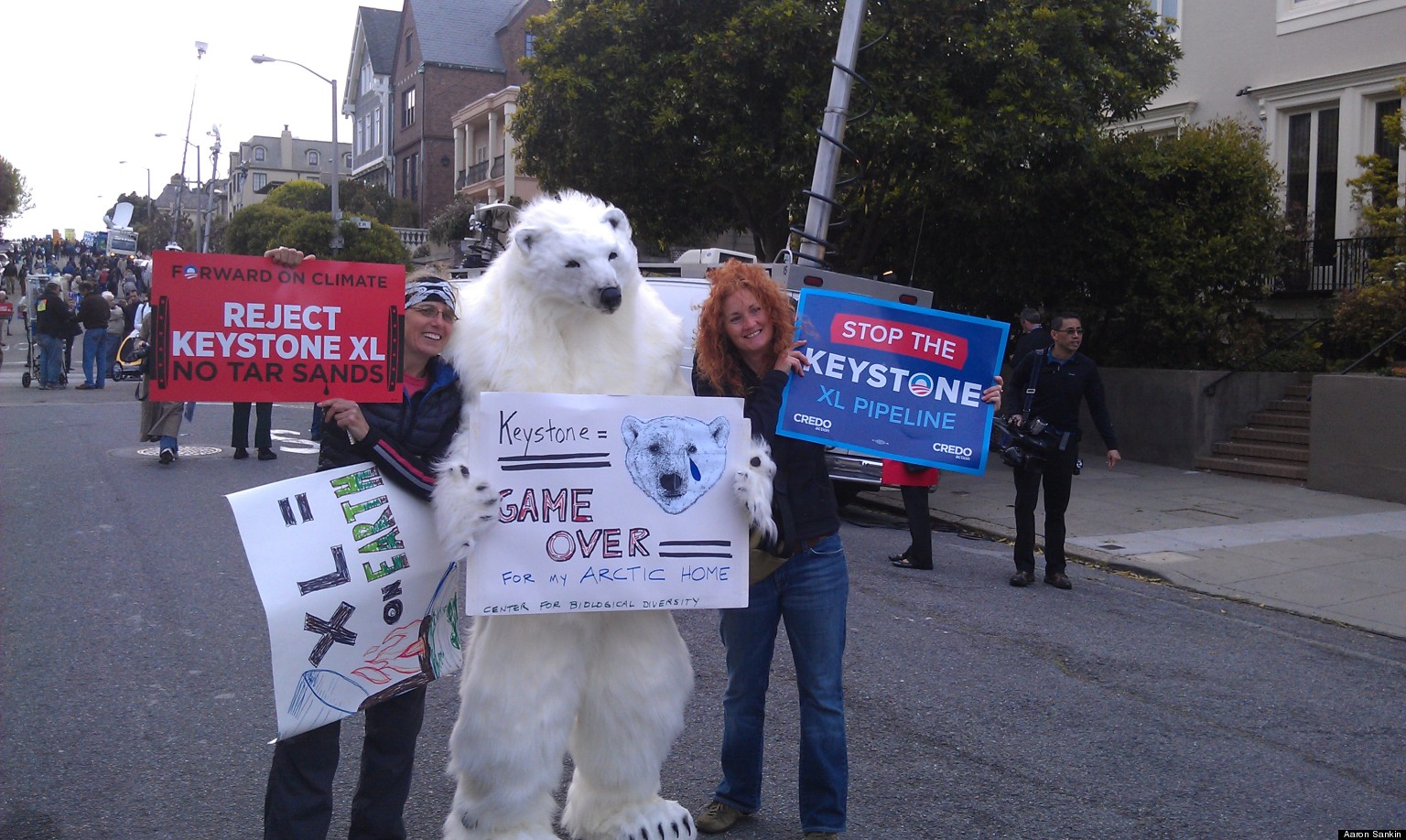Keystone Protesters Disrupt Swanky Obama Fundraiser