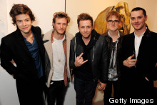 Random! Harry Styles Is Dapper For Private View (And In Other 1D News, Niall's Braces Are Off)