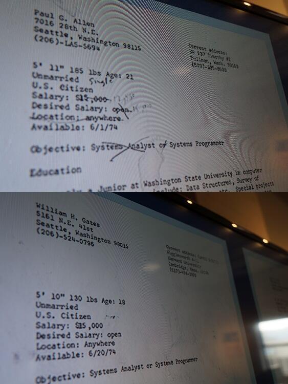 18YearOld Bill Gates' Resume Shows A 15,000 Salary In 1974 HuffPost