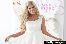 Who Would Wear The Shortest White Dress On A Snow Day? A TOWIE Star Of Course